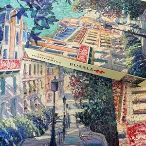 Montmartre Scene 1000 piece Puzzle - White Box - Artistic Cityscape Jigsaw